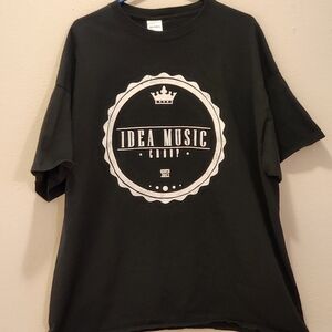 Black "Idea Music Group T-shirt"